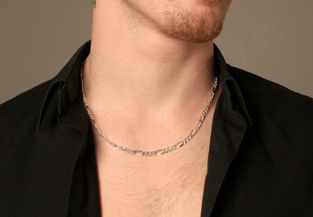 Stříbrný řetízek pánský Briline 55cm - ag522
