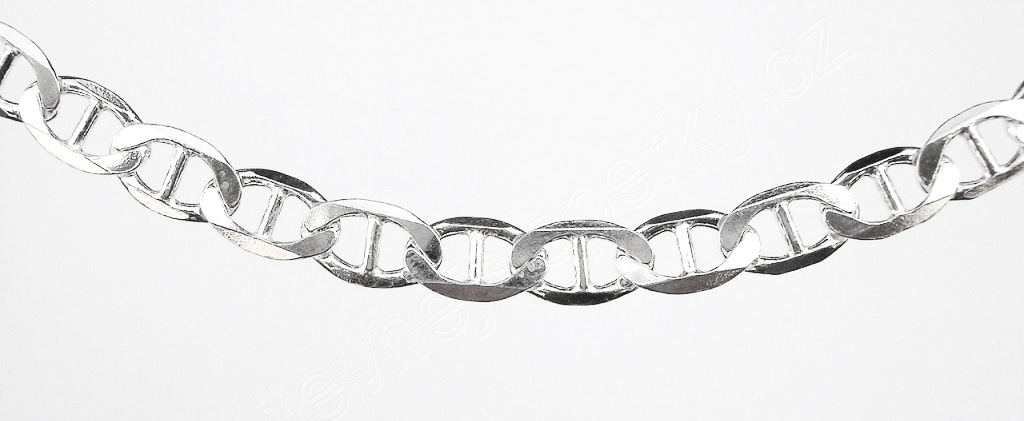 Stříbrný řetízek pánský Briline 55cm - ag512