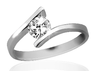 Prsten s diamantem Briline 18-57