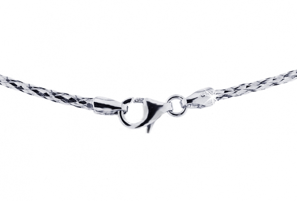 Zlatý náhrdelník bílé zlato Briline 48cm 1398123