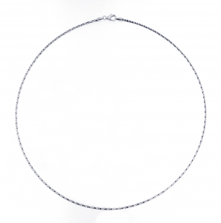 Zlatý náhrdelník bílé zlato Briline 48cm 1398123