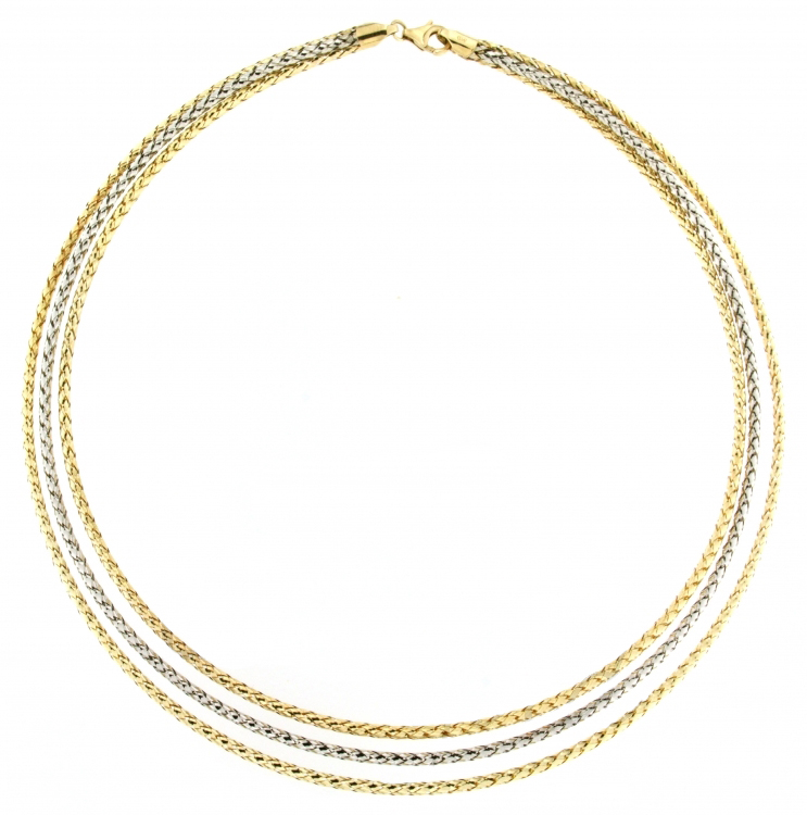 Zlatý náhrdelník Briline 1348132-5-45cm