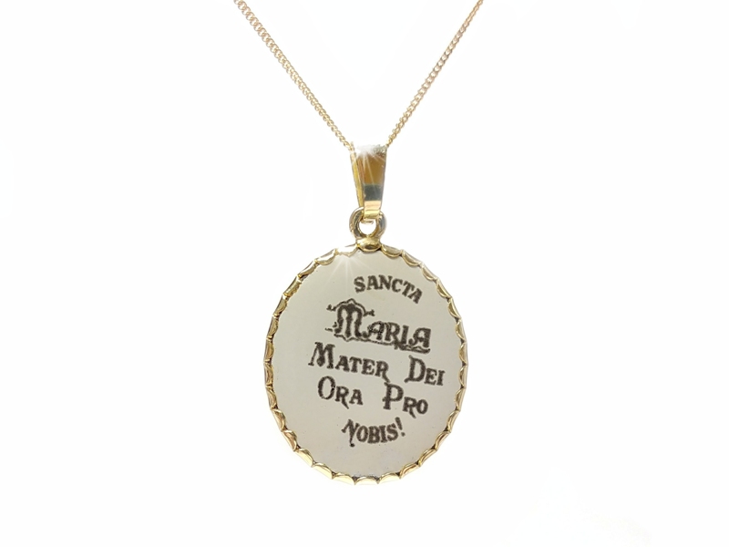 Zlatý přívěsek Madonka Briline M332-0085