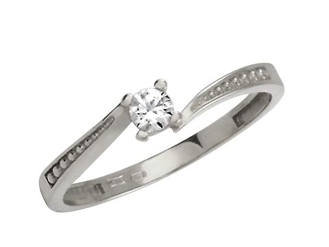 Zásnubní prsten s diamantem Briline 14096007
