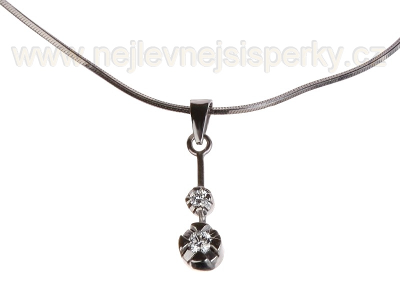 Přívěsek s brilianty Briline 23707