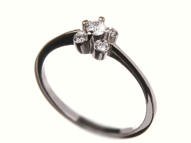 Zlatý prsten s brilianty Briline 37607