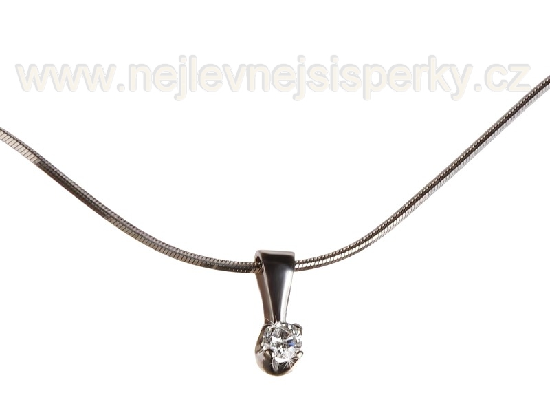 Přívěšek s briliantem Briline 37207