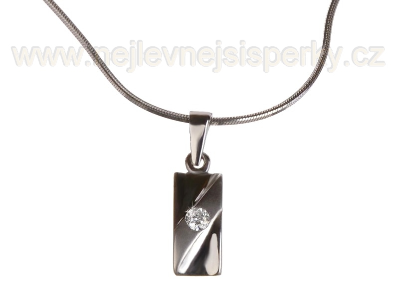 Přívěsek s briliantem Briline 39407