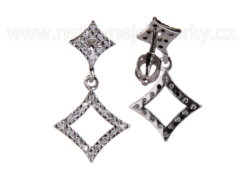 Diamantové náušnice Briline 38907