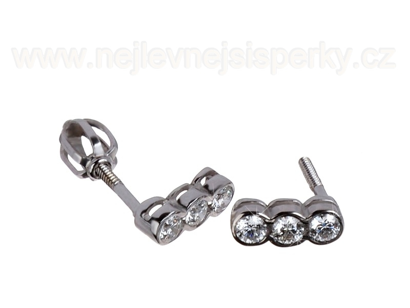 Náušnice s diamanty Briline 32907