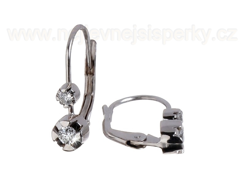 Náušnice s brilianty Briline 40107