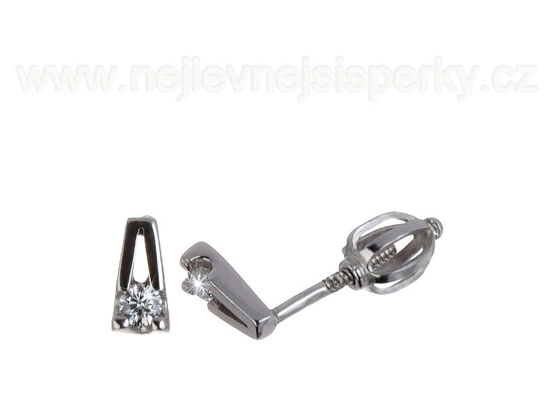 Náušnice s briliantem Briline 85707