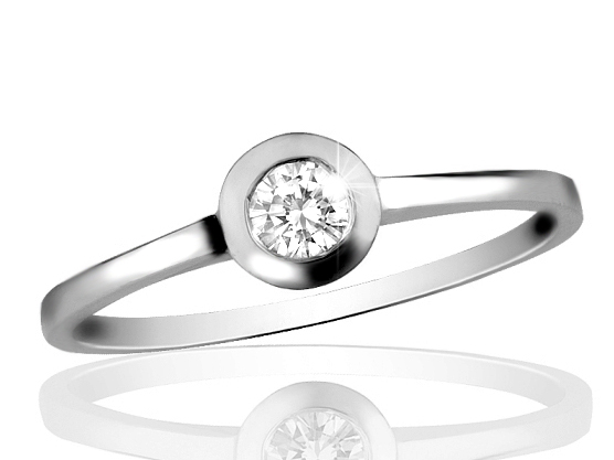 Prsten s diamantem Briline 10-80