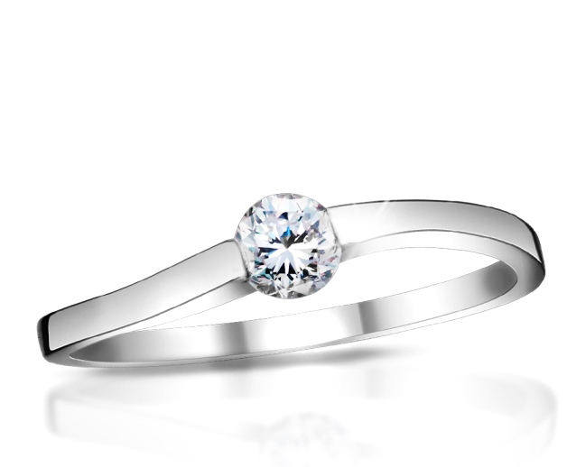 Prsten s diamantem Briline 12-58