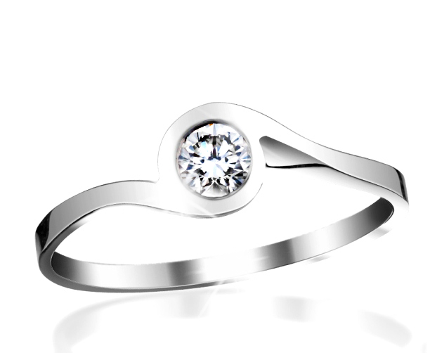 Prsten s diamantem Briline 09-36