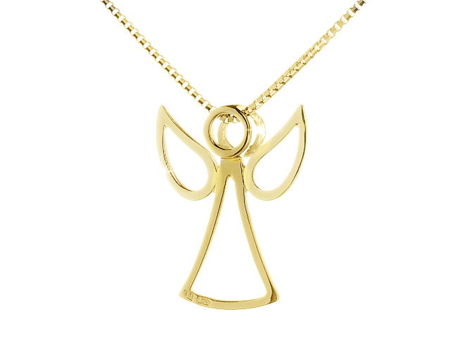 Zlatý přívěsek andělíček Briline M682-0029