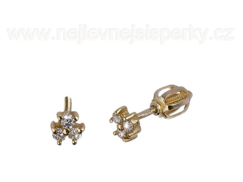 Briliantové náušnice Briline 100333