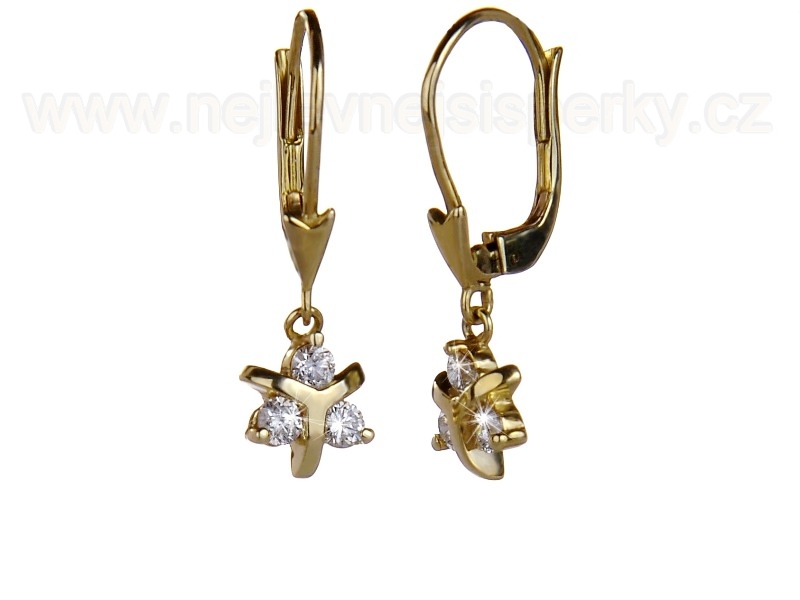 Krásné náušnice s diamanty Briline 40395