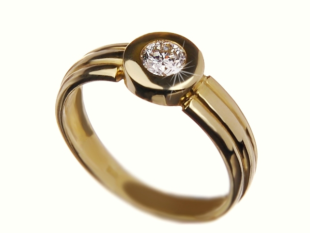 Prsten s diamantem Briline 100688