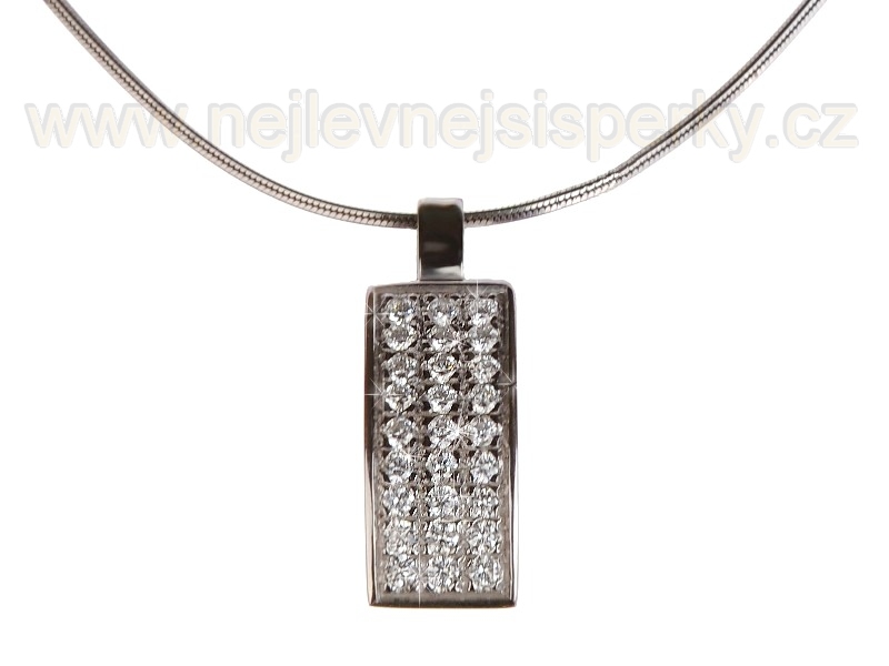 Masivní přívěsek s brilianty Briline 22507