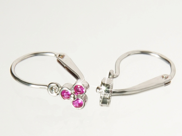 Briline dětské náušnice zlaté t56