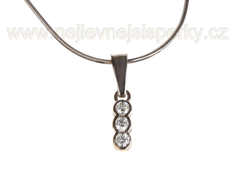 Přívěsek s brilianty Briline 19407