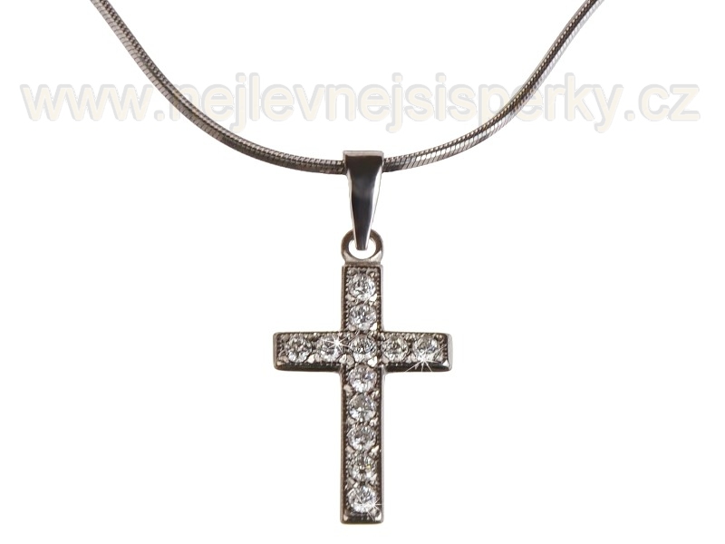 Diamantový křížek Briline 9107