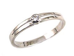 Prsten s diamantem Briline 85207