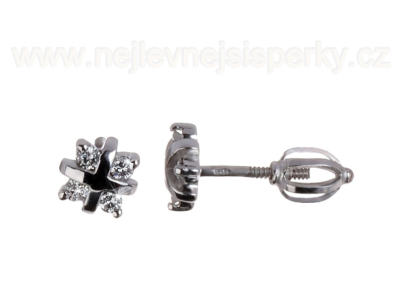 Náušnice s diamanty Briline 39707