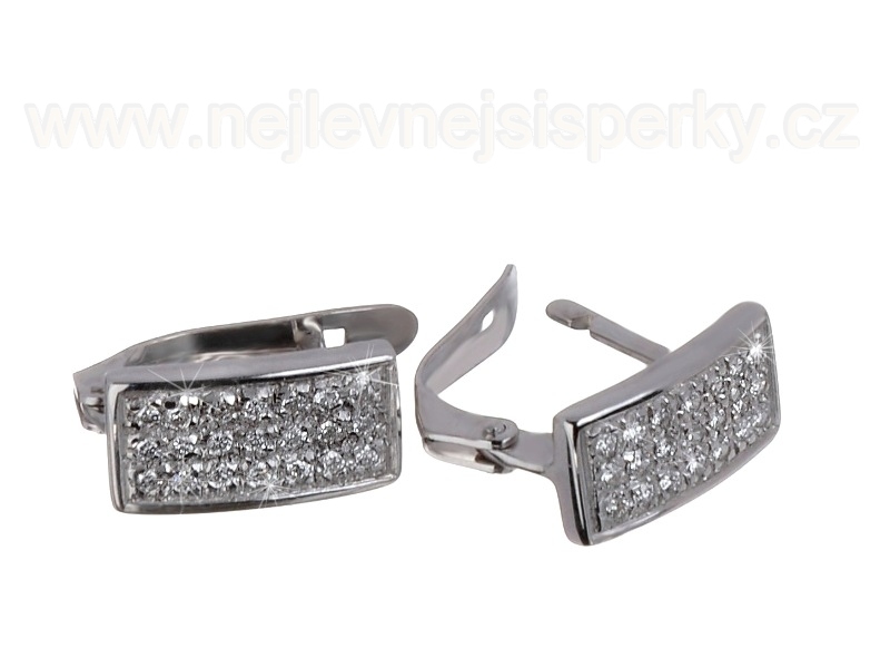Luxusní briliantové náušnice Briline 38107