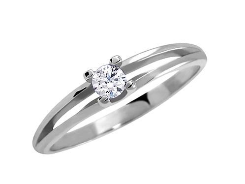 Zásnubní prsten s diamantem Briline 4094707