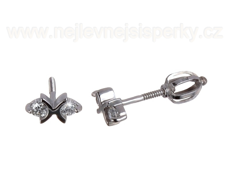 Briliantové náušnice Briline 40007