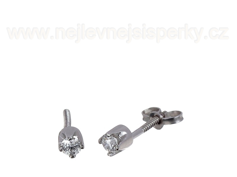 Náušnice s briliantem Briline 83207