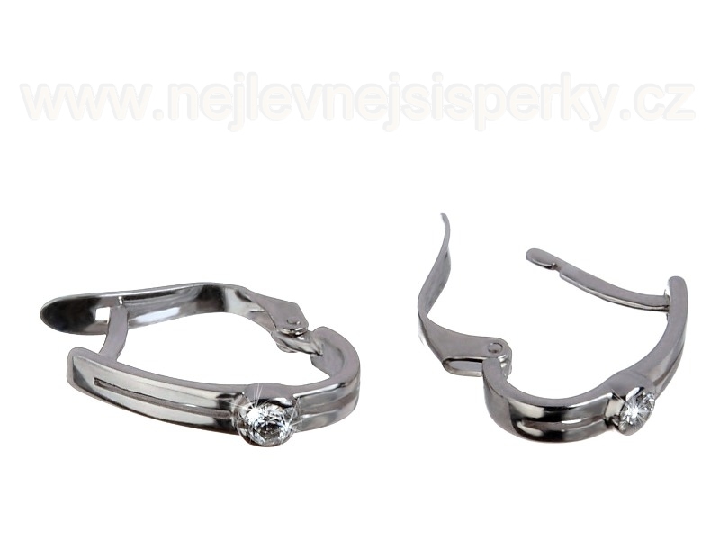 Moderní diamantové náušnice Briline 86207