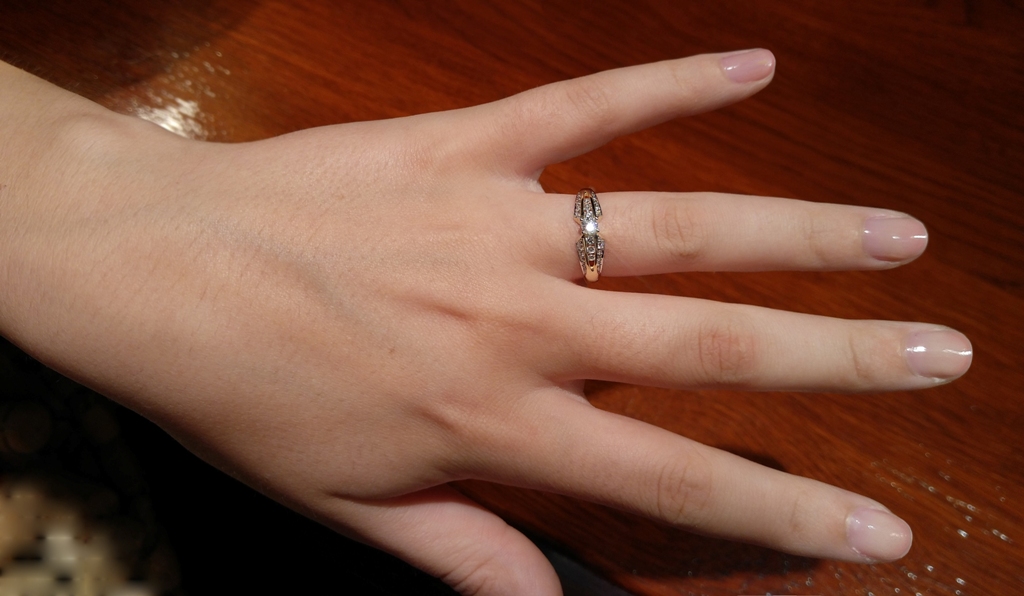 Diamantový prsten GEMS diamonds, žluté zlato 3811233-5-55-99