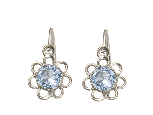 Briline dětské náušnice zlaté sb7