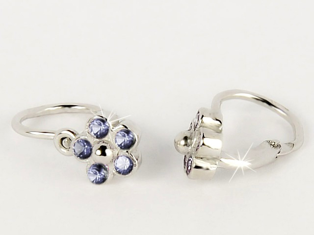 Briline dětské náušnice zlaté sb117