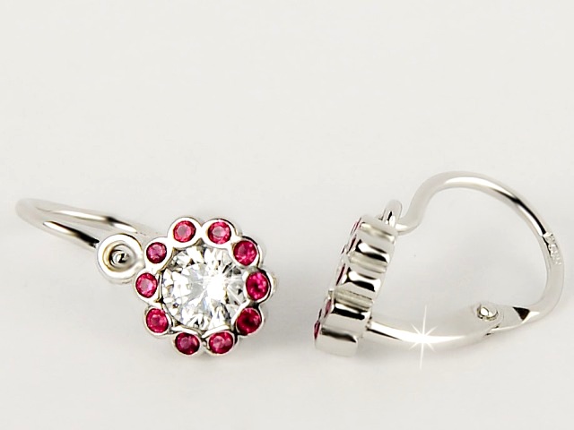 Briline dětské zlaté náušnice 29207