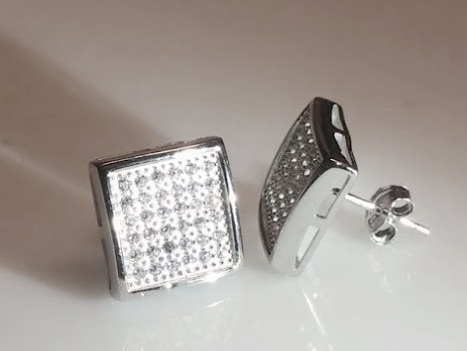 Stříbrné náušnice se zirkony Briline sag53