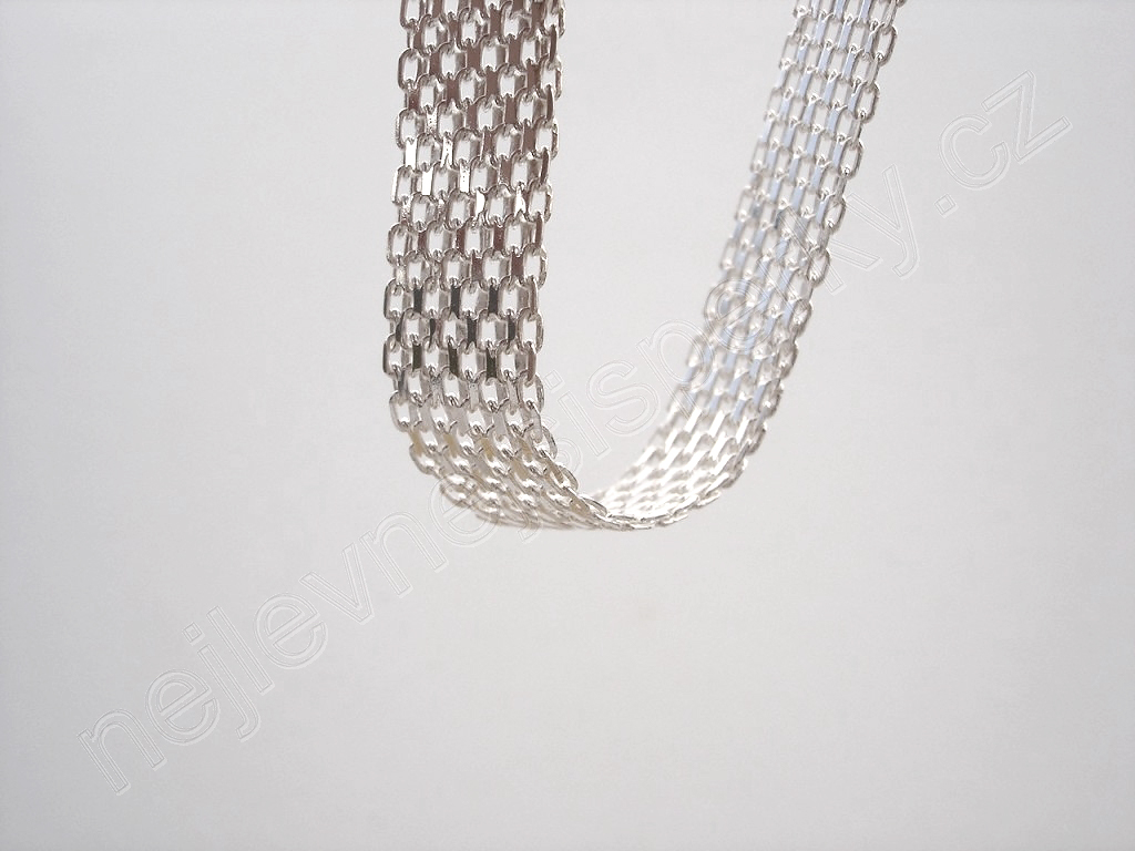 Stříbrný náhrdelník Briline 45cm - ag546