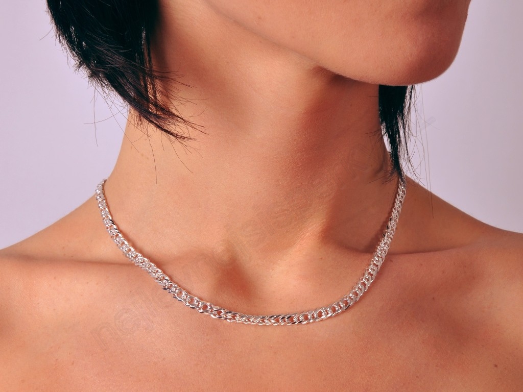 Stříbrný řetízek unisex - ag577