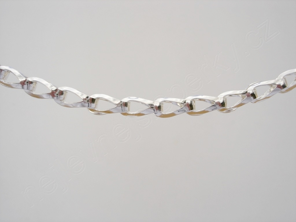 Stříbrný náramek Briline 18cm ag550n