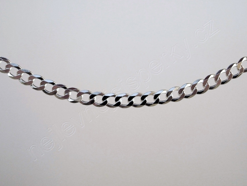 Stříbrný náramek Briline pánský 21cm ag5511n
