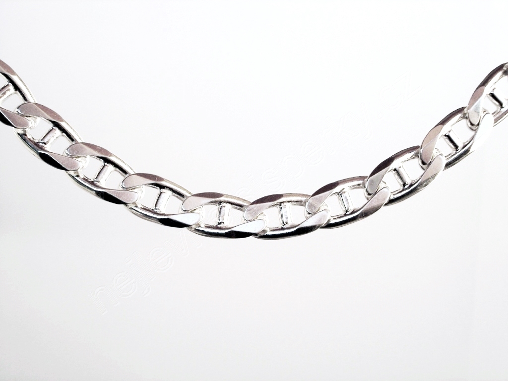 Stříbrný řetízek pánský Briline 60cm - ag520