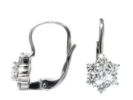 Zlaté dámské náušnice Briline 2390010014407