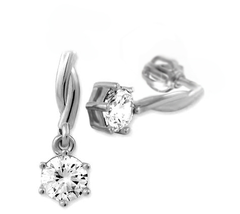 Zlaté dámské náušnice Briline 2360010098407