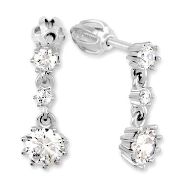 Zlaté dámské náušnice Briline 2390010065007