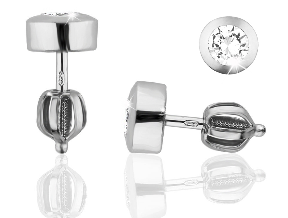 Zlaté dámské náušnice Briline 2360010063607