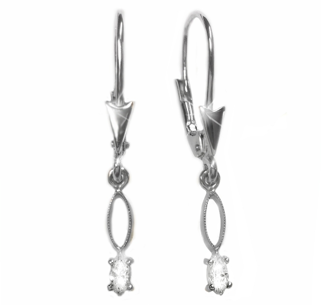 Zlaté dámské náušnice  Briline2360010099707