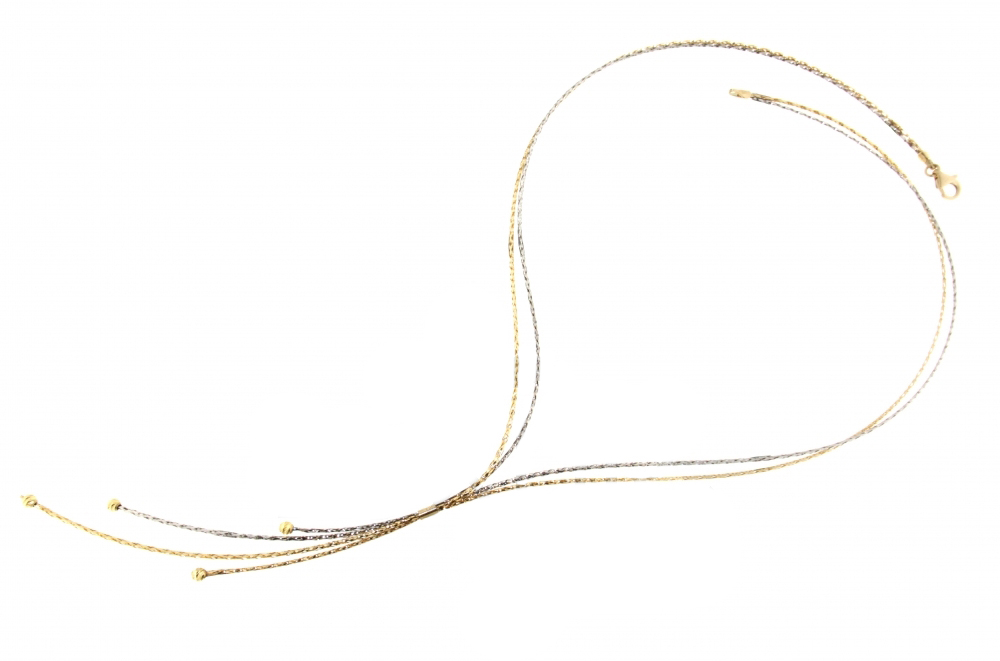 Zlatý náhrdelník Briline M1348134b 48cm